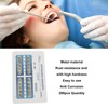 10 Sheets Teeth Brackets Mini Roth Bracket 0.022in 3 Hooks