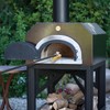 G.a HOMEFAVOR Pizza Oven Brush with Scraper, 46.5 inch Long