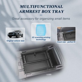 BIBIB0 2Pack 2024 2025 Crosstrek Center Console Organizer for 2023-2026 Subaru Crosstrek&2024+ Impreza Console Trays 2024 Crosstrek Insert Glove Pallet Organizer 2026 Crosstrek Hybrid Double Layers