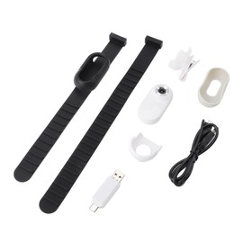 Goshyda Pet Collar Camera HD 1080P 0.96 Inch LCD Display 5 Minute Video Cat Dog Cat Cat Dog Collar Camera ABS Material