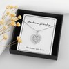 Heart Initial Necklace for Women, S925 Sterling Silver Initial Letter