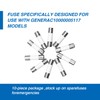 Generac 10000005117 6.3A 250V Fuse Replacements - Nissan Battery Fuse