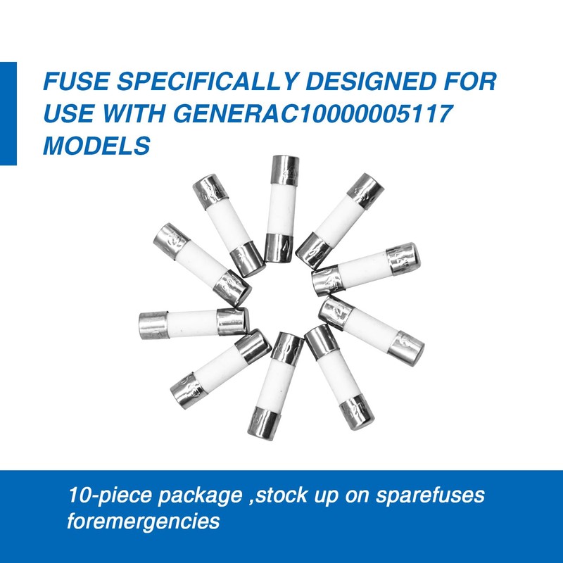 Generac 10000005117 6.3A 250V Fuse Replacements - Nissan Battery Fuse