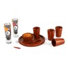 SAL DE AQUÍ - Set de 4 mezcaleros de madera