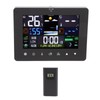 Weather Clock Humidity Temperature Sensor Meter Thermometer for Home Office
