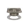 Schluter Kerdi-Drain Classic Shower Grate Kit with Integrated Slope Bonding