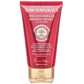 Raw Naturals MILLION DOLLAR BRONZE CREAM | Face tan cream for an instant bronze glow | Evens out skin tone & hydrates | Natural product from your local Swedish Skincare Microbrewery | 75ml