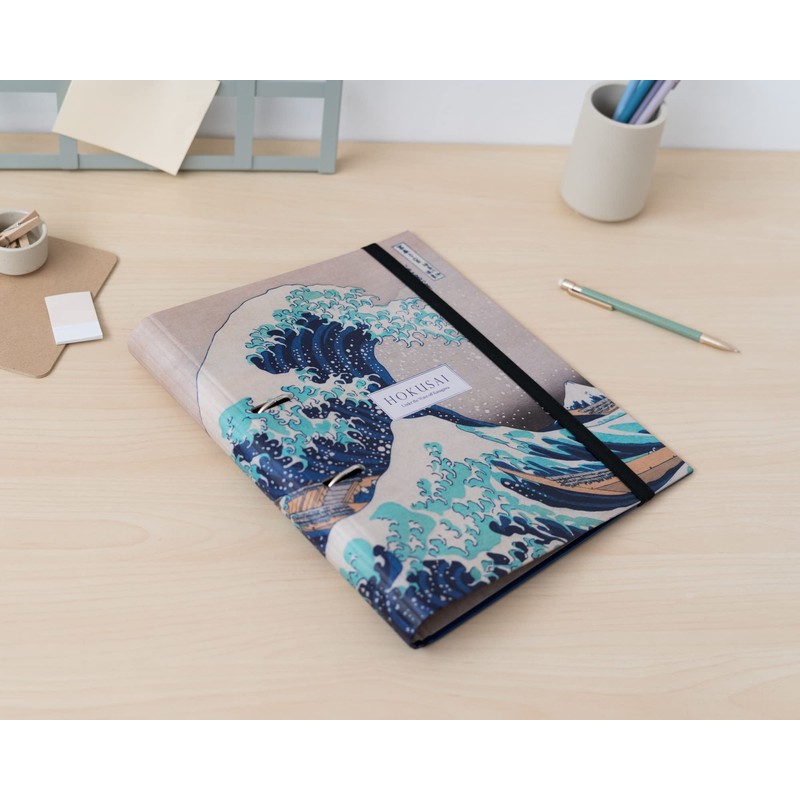 Grupo Erik Hokusai Ring Binder, 2 Rings, Japanese Art, Folder