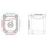 TOTMOX RV Fresh Water Locking Cap Gravity Water Inlet With