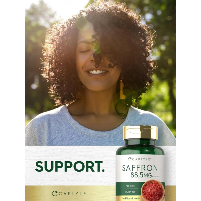 Suplemento De Extracto De Azafrán Reduce Depresión 70 Cáps.