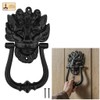 SaKeGa Mystic Colonial Medieval Cast Iron Lion Head Door Knocker