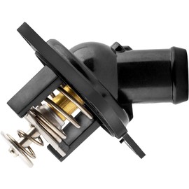 WEDOAUTO Engine Coolant Thermostat with Housing Fit For Acura ILX 2013, TSX 2004-2008, For Honda Civic Si 2006-2012, For Honda CR-V 2007-2011 Replace# 19301-RAF-003, 19301-RAF-004, 19301RAF003
