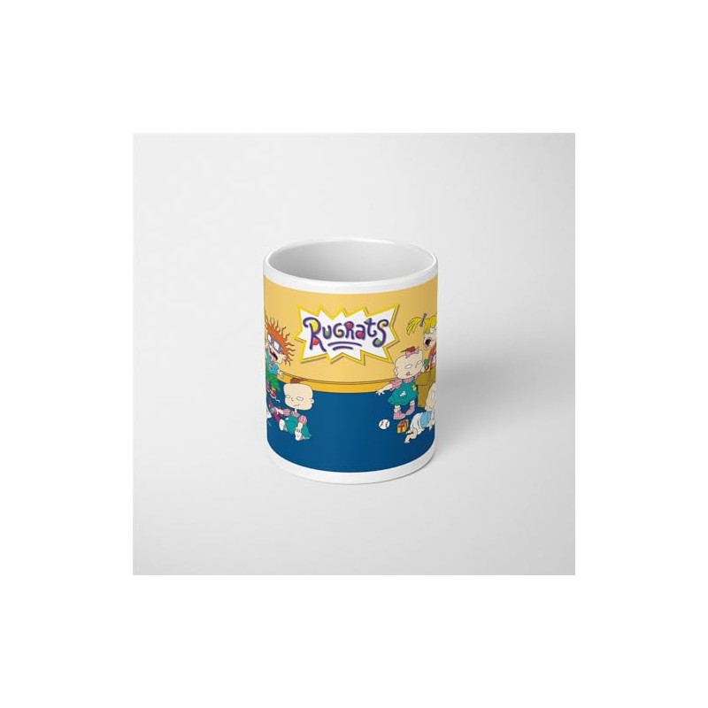 Rugrats Cartoon Group Themed Coffee Drinking Cup, 300 ml Capacity