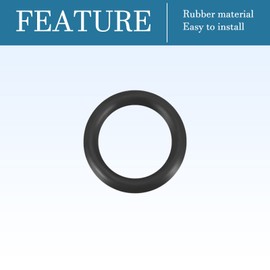 QUARKZMAN Nitrile Rubber Sealing Ring Seal 12 mm x 8 mm x 2 mm for Tap Plumbers Repair Seal Connection, Black Pack of 10