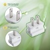 25PACK Ajiminyco SPT-1 Male Vampire Plug Polarized 18 Gauge White