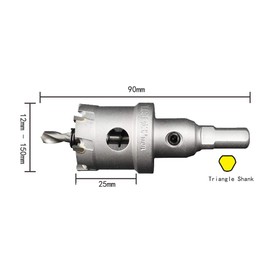 BOZONLI 19mm Tungsten Carbide Tipped Teeth Hole Saw Hole Cutter, TCT Drill Bit Hole Saw for Stainless Steel, Sheet, Metal, Wood