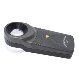 LED Flash High Power Loupe 15 X 21 MM Jewelry Making Gemstone Diamond Inspection Tool