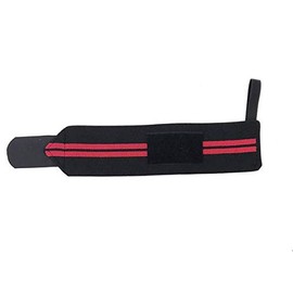 WOIWO 1 Pair (2 Pcs) Weight Lifting Wrist Wraps with Thumb Loops for Gym, Powerlifting, Bodybuilding - Premium Wrist Straps Weightlifting