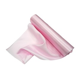 Trimming Shop Baby Pink Satin Fabric Roll | 29cmx20m | Luxury & Soft | Silky & Shiny | for Making Chair Sash Bow Wedding Bouquet Décor Apparel, Drapery, DIY Crafts
