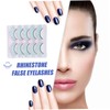 Mikinona 5 Pairs Colored False Eyelashes Strip Lashes for Women