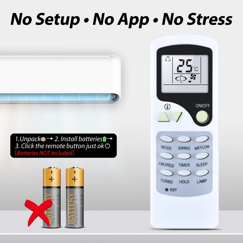 ZH/LT-01 ZH-LT-01 New Air Conditioner Replacement Remote Control Compatible for