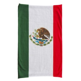 International Tie Mexico Flag Bandana – Face Mask: Soft & Breathable Material Multi-Functional Neck Gaiter, Balaclava, Sunmask or Headband