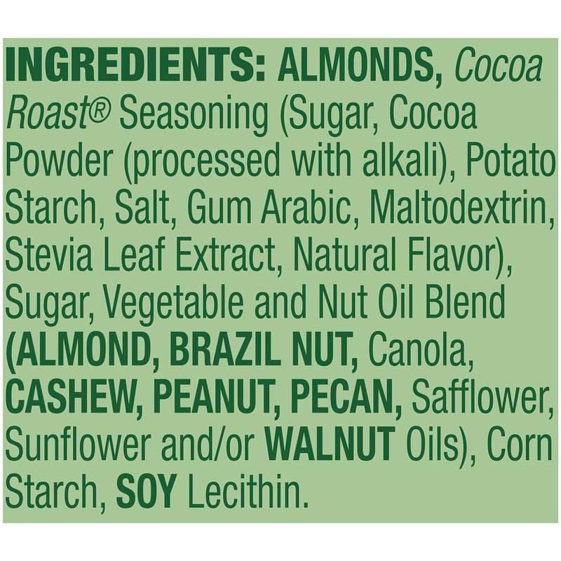Emerald Cocoa Roast Almonds, Dark Chocolate, 100 Calorie Pack, 4.41