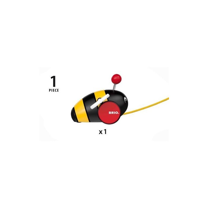 BRIO World - 30165 Pull Along Bumblebee | The Perfect