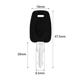 GIONAR 2 Stück Universalschlüssel TSA 007, Schlüssel für TSA-Vorhängeschloss und Kofferschloss, Metallmaterial, mit 2 Schlüsselanhängern, TSA007 multifunktionale Schlüssel für Koffer, Rolltaschen