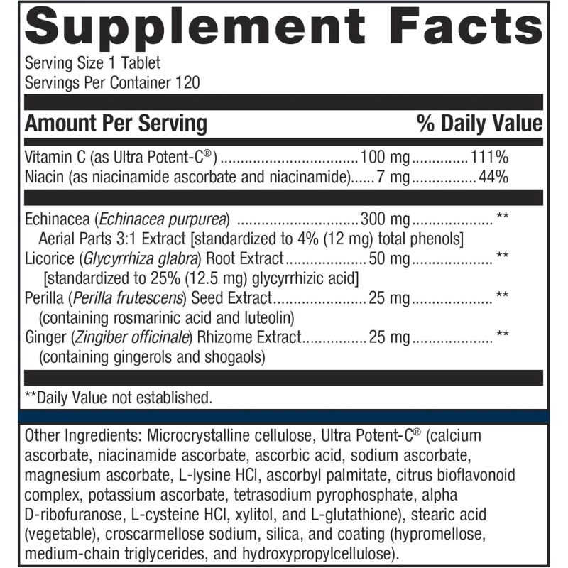 Metagenics - Echinacea Synergy (120tabs)