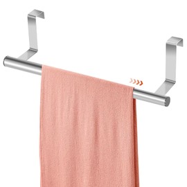 Door Towel Holder Kitchen - Towel Holder for Hanging No Drilling Stainless Steel Towel Rail Door Towel Rail Telescopic for Kitchen and Bathroom Drawers