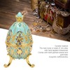 Egg Trinket Box Enamelled Jewelry Box Zinc Alloy Exquisite Jewelry