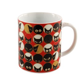 Miya Cat Eyes Mug, Red