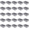 Pack of 25 Grey Insert Boxes Height 54 mm L