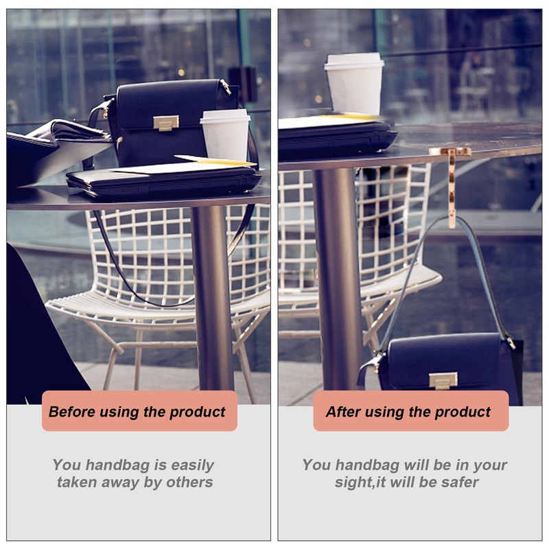 AUFIKR Handbag Hooks for Tables - Folding Table Hanger for