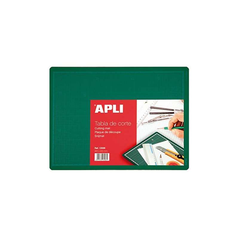 APLI - Chopping Board, Green, 300 x 220 x 2