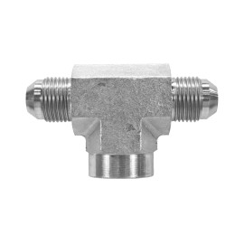 GATES 2602-12-12-12 STEEL FITTING  3/4" MALE JIC X 3/4" MALE JIC X 3/4" FEMALE PIPE