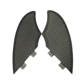 Board Fin Keel Fin 2 Fins Set of 2 Surfing Thrusters Surfboard Fins FUTURE & FCS & FCS2 (Black FCS.)