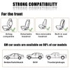 DUSCOKE 2PCS Breathable Car Seat Cover, Ice Silk & Anti-Slip