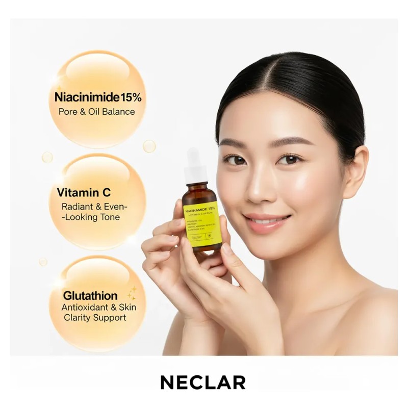 Korean Vitamin C Brightening Serum For Face - 15%
