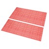 WOONEKY Brick Wall Christmas Tablecloth Set Picnic Table Cover Pe