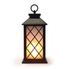 Allgala 12" LED Flame Effect Lantern Lamp-HD90309