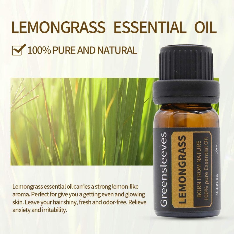 GREENSLEEVES Essential Oil - 10ml (Lemongrass)