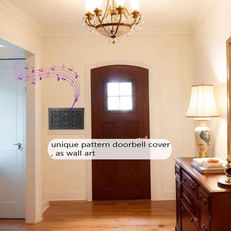 Doorbell Chime Cover Modern Home Decor Chime Box Only Premium