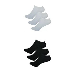 ArkXani® 3 Pairs Kids Trainer Socks Low Cut Sports Running Boys Girls School Socks Children Casual Plain socks (UK Size 4-6 White)