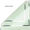 20PCS Mint Green Bouquet Wrapping,57 * 57CM Folded Sliver Edge