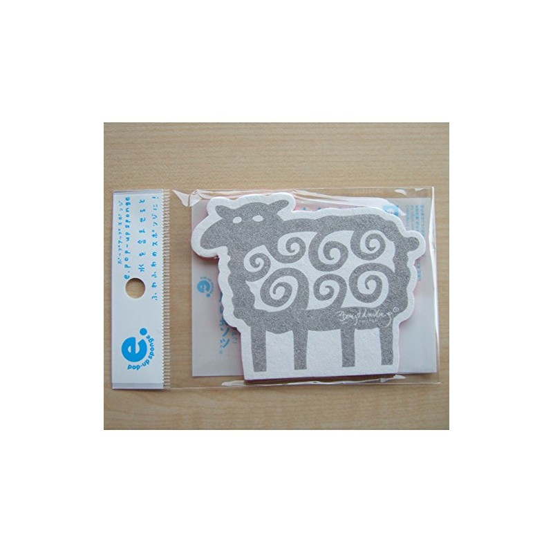 Eect NIBL2S002 Pop-Up Sponge, Die Cut, Lost Sheep, Gray &
