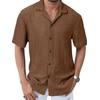 PLEPAN Mens Tee Shirts Casual Stylish Summer Shirts Classic Crochet
