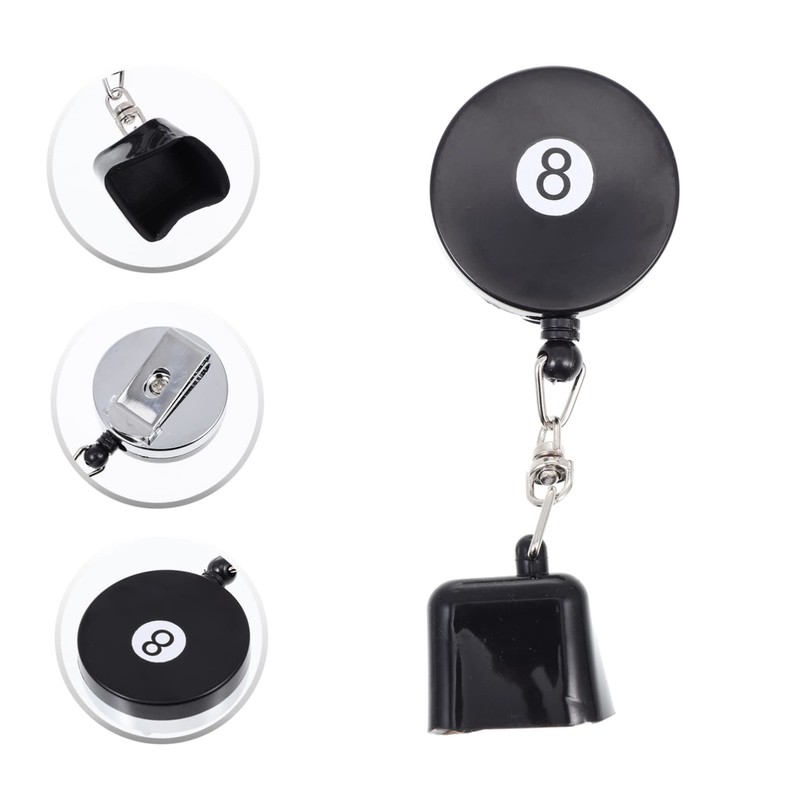 Totority Rubber Billiard Chalk Holder for Snooker Durable Non Slip