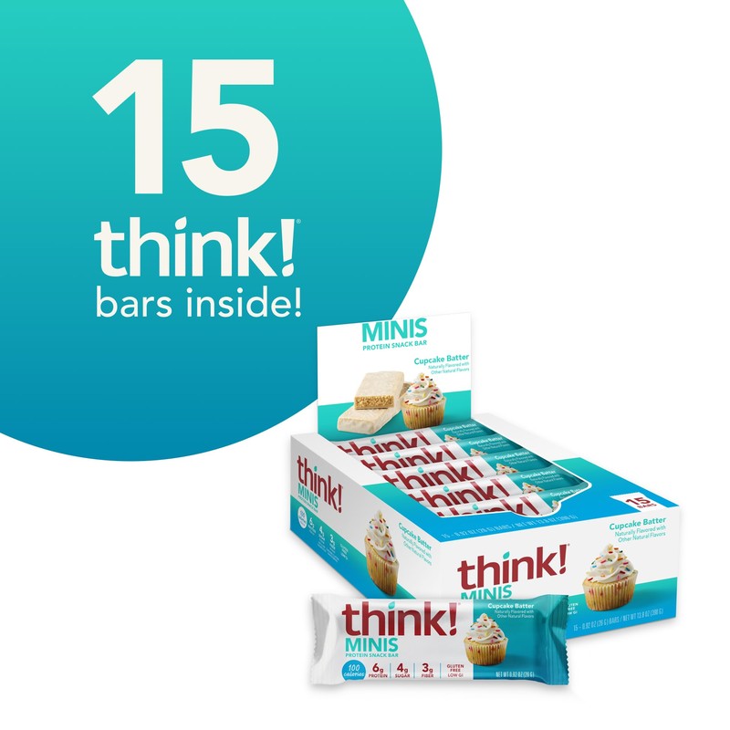think! Minis, Cupcake Batter, 15 Count